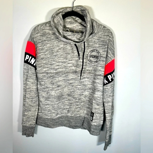 Pink Victoria’s Secret Pullover Everyday Lounge Cowl Neck Sweater Size S|P - Picture 1 of 6